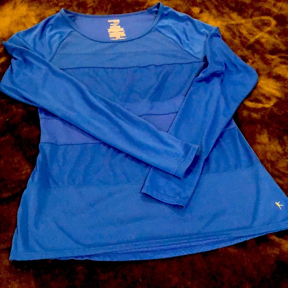 Blue women’s workout top - Picture 1 of 2